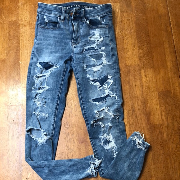 American Eagle Outfitters Denim - American Eagle 2 Regular Distressed Jeggings.